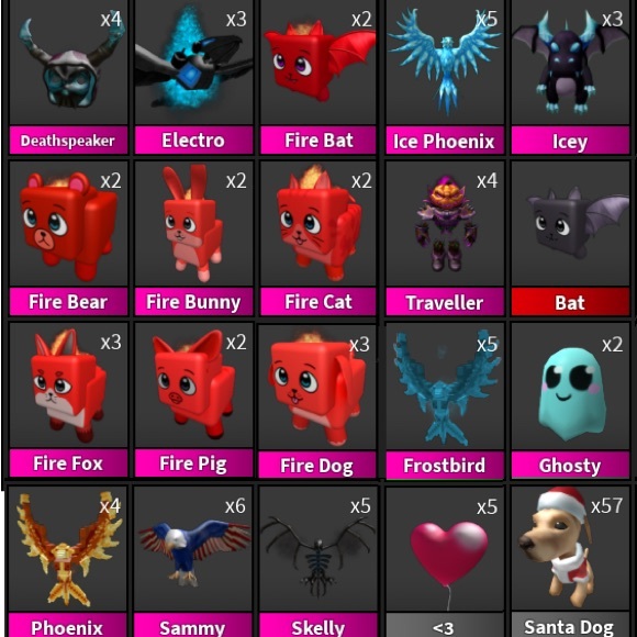 Mm2 pet collection - Picture 1 of 1